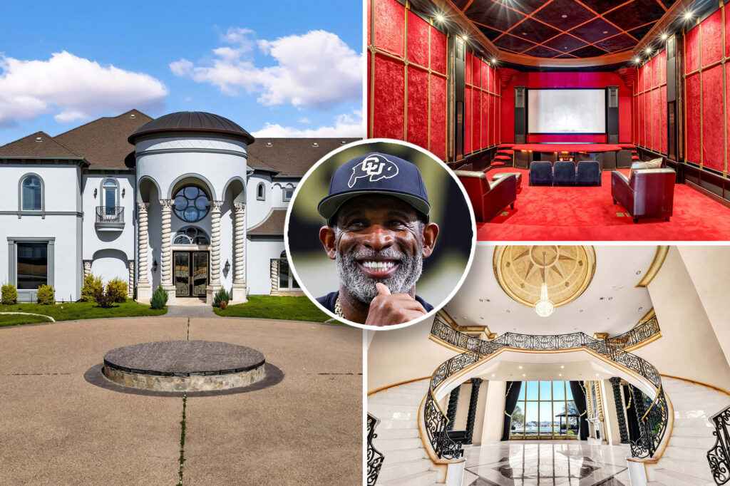 The former Texas of Deion Sanders' mansion is now abandoned, and in the market for $ 5.5 million
