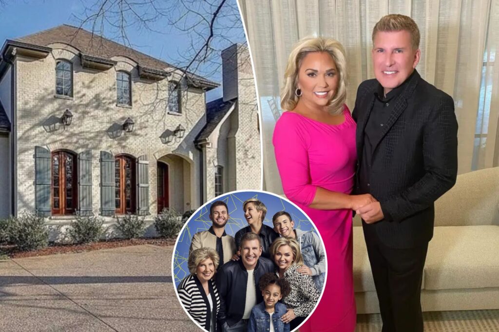 Within the opulent mansion where Todd and Julie Chrisley live after leaving prison