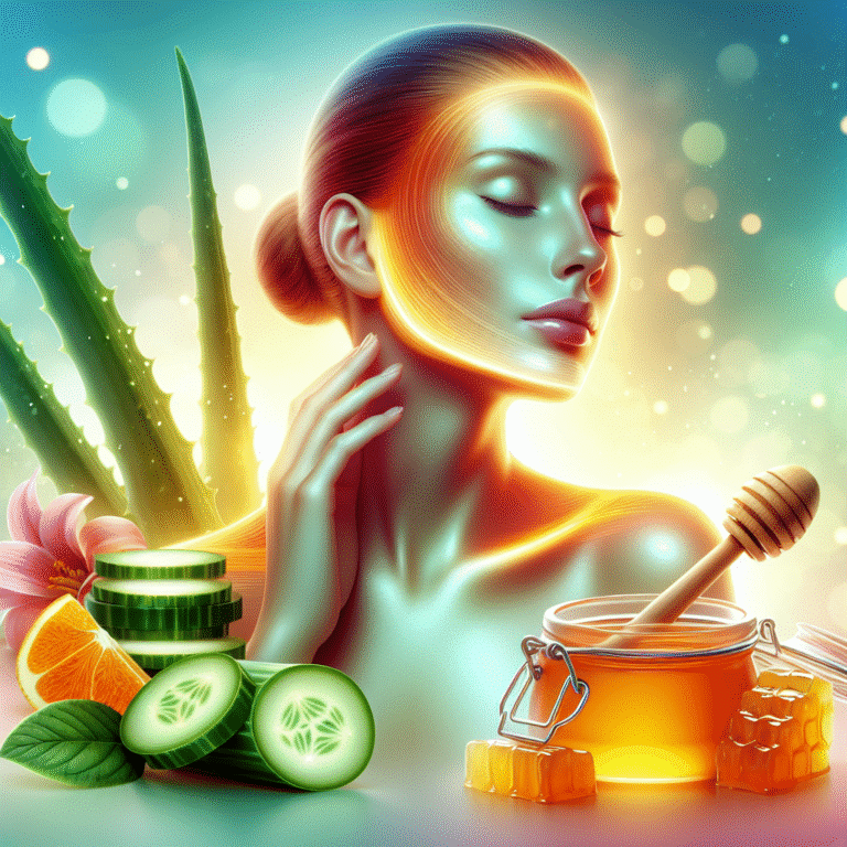 segredos para uma pele radiante com cuidados naturais