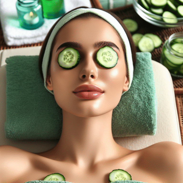 máscara de pepino: seu aliado contra olheiras