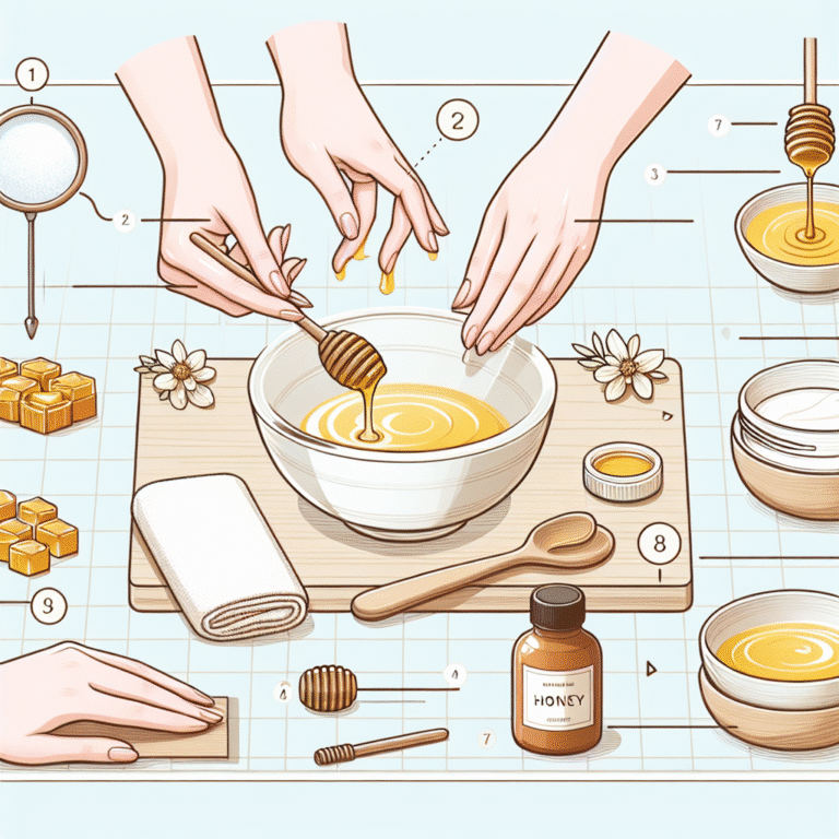 como fazer uma máscara de mel para hidratar sua pele