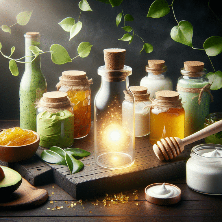 brinde à luminosidade com máscara facial natural