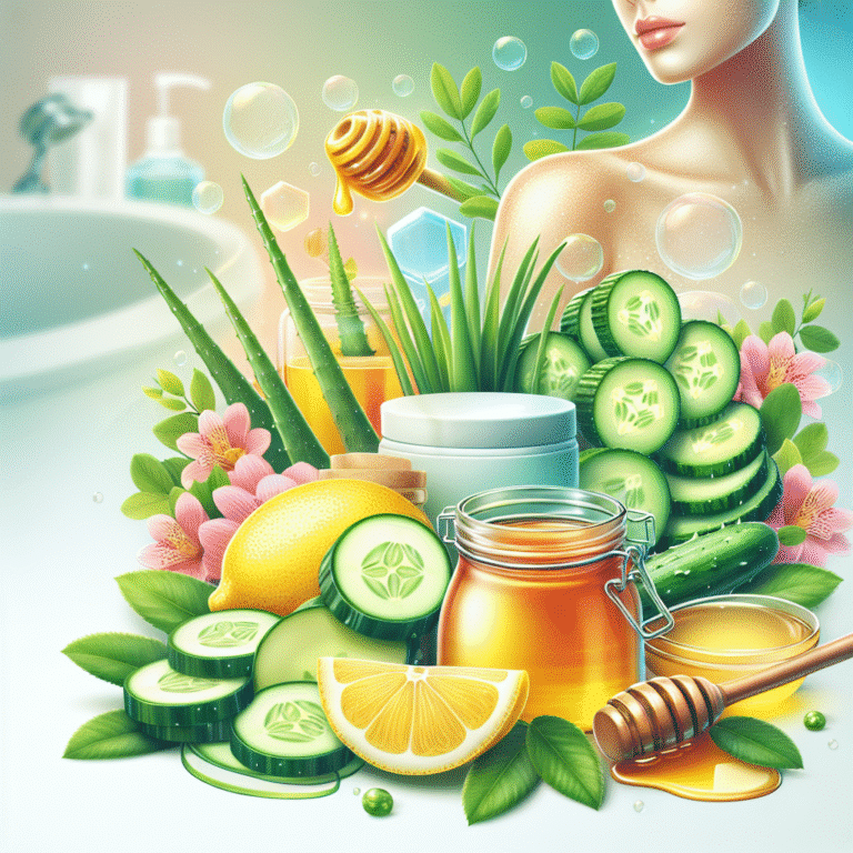 rotina de cuidados para pele saudável com ingredientes naturais