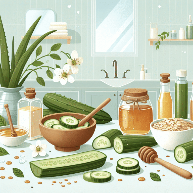 rotina de cuidados para pele saudável com ingredientes naturais