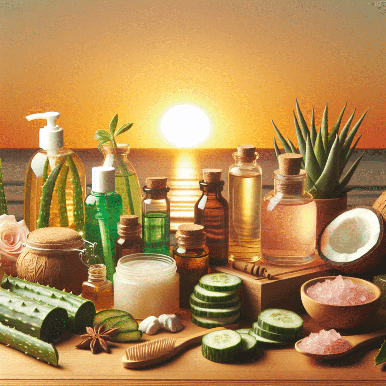 cuidados pós-sol com produtos naturais