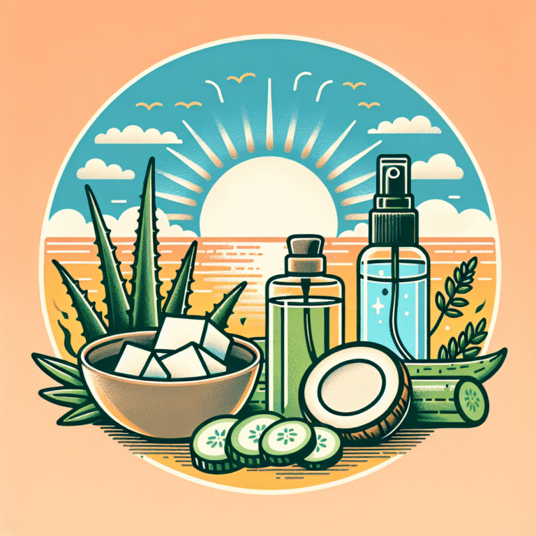 cuidados pós-sol com produtos naturais