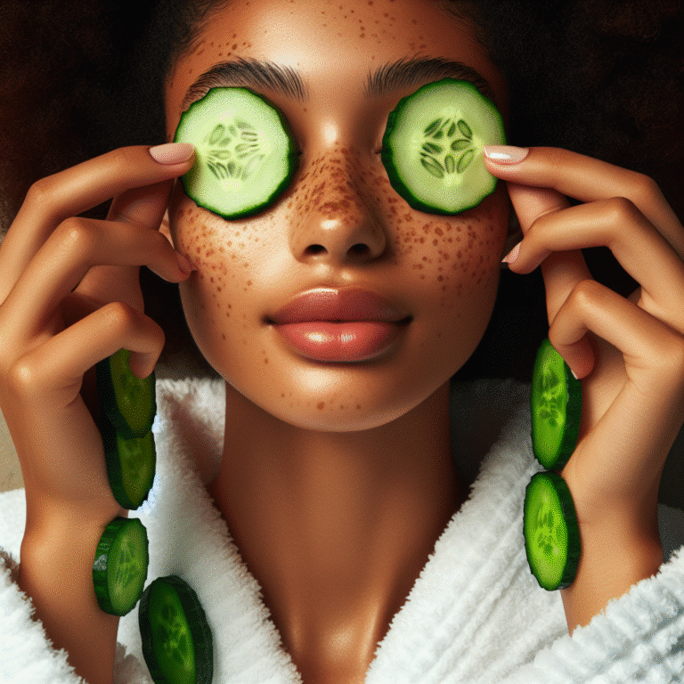 máscara de pepino: seu aliado contra olheiras