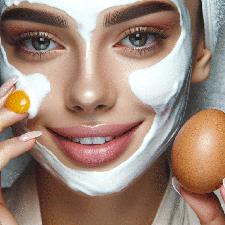 firmeza na pele com máscara de clara de ovo