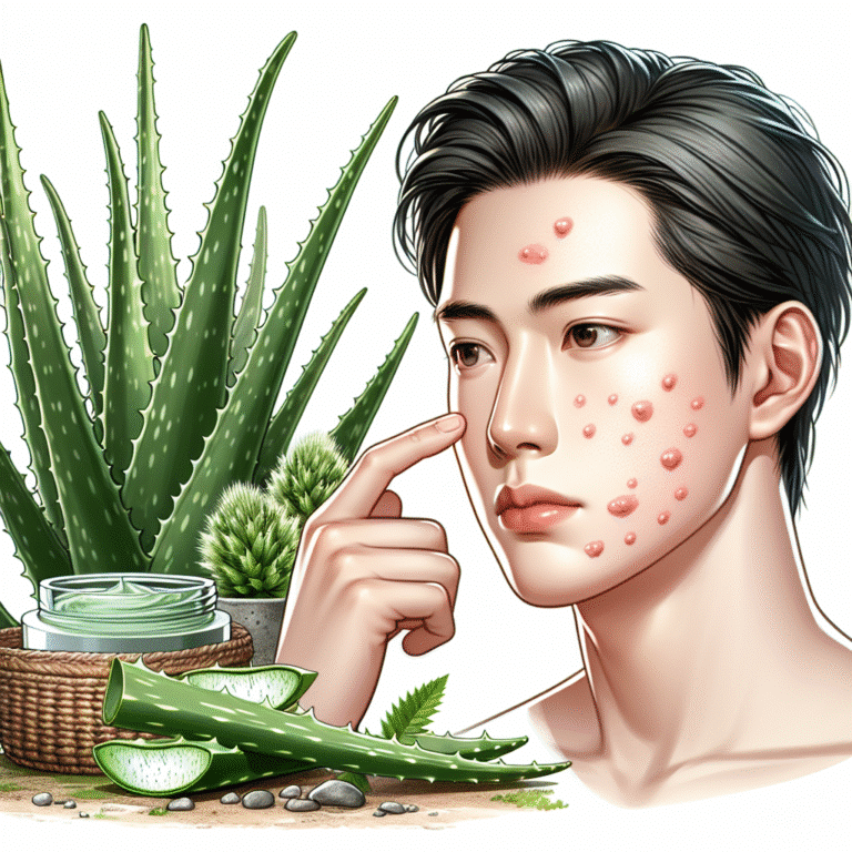 máscara facial de babosa para acne: a solução natural para pele problemática